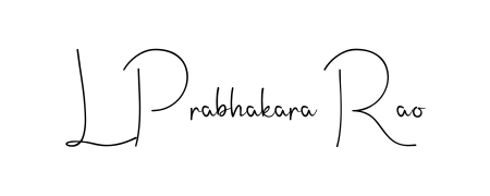 Get an exclusive digital autograph for L Prabhakara Rao. The Andilay-7BmLP typeface captures the charm of real penmanship on paper. L Prabhakara Rao signature style 4 images and pictures png
