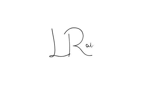 You can use this online signature creator to create a handwritten signature for the name L Rai. This is the best online autograph maker. L Rai signature style 4 images and pictures png
