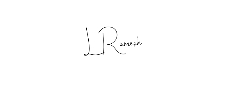 How to Draw L Ramesh signature style? Andilay-7BmLP is a latest design signature styles for name L Ramesh. L Ramesh signature style 4 images and pictures png