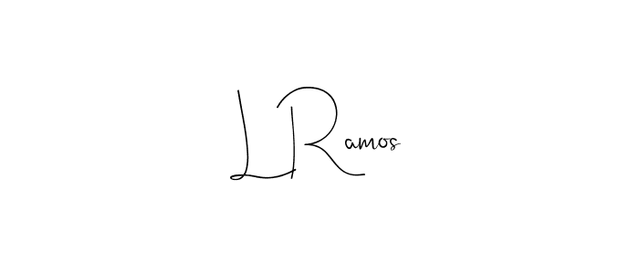 This is the best signature style for the L Ramos name. Also you like these signature font (Andilay-7BmLP). Mix name signature. L Ramos signature style 4 images and pictures png