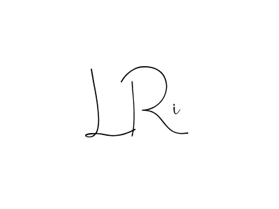 The best way (Andilay-7BmLP) to make a short signature is to pick only two or three words in your name. The name L Ri include a total of six letters. For converting this name. L Ri signature style 4 images and pictures png