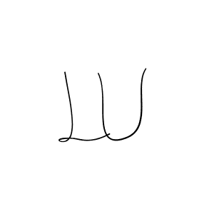 Create a beautiful signature design for name L U. With this signature (Andilay-7BmLP) fonts, you can make a handwritten signature for free. L U signature style 4 images and pictures png