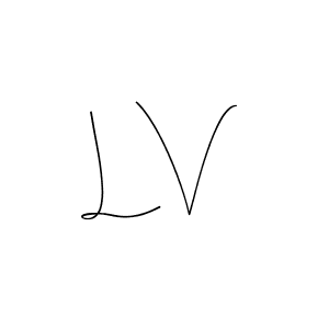 Use a signature maker to create a handwritten signature online. With this signature software, you can design (Andilay-7BmLP) your own signature for name L V. L V signature style 4 images and pictures png