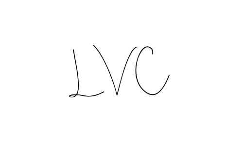 Create a beautiful signature design for name L V C. With this signature (Andilay-7BmLP) fonts, you can make a handwritten signature for free. L V C signature style 4 images and pictures png