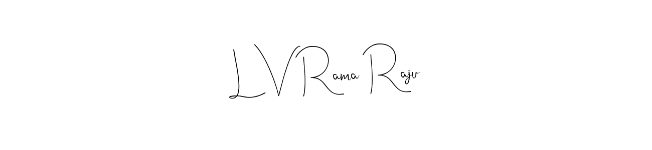 How to Draw L V Rama Raju signature style? Andilay-7BmLP is a latest design signature styles for name L V Rama Raju. L V Rama Raju signature style 4 images and pictures png