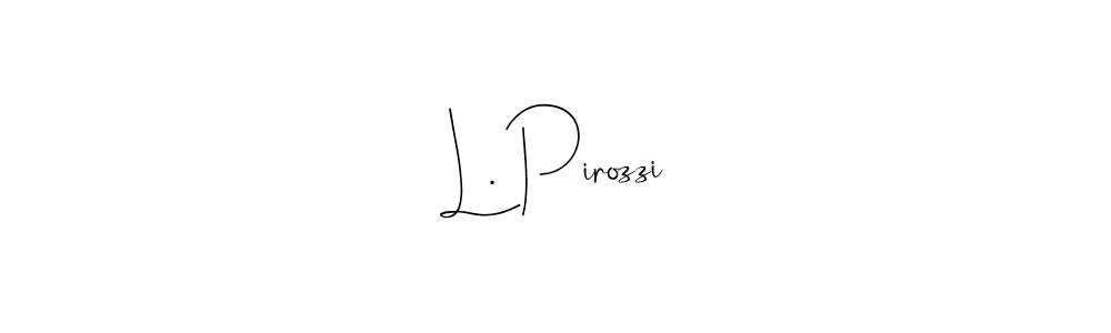 Make a beautiful signature design for name L. Pirozzi. Use this online signature maker to create a handwritten signature for free. L. Pirozzi signature style 4 images and pictures png