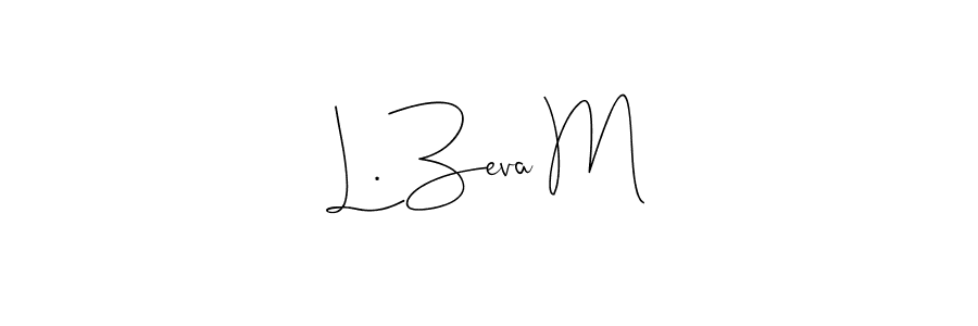 Make a beautiful signature design for name L. Zeva M. Use this online signature maker to create a handwritten signature for free. L. Zeva M signature style 4 images and pictures png