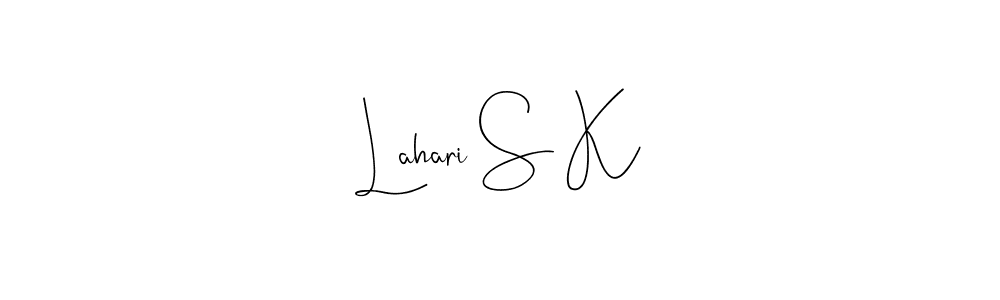Best and Professional Signature Style for Lahari S K. Andilay-7BmLP Best Signature Style Collection. Lahari S K signature style 4 images and pictures png