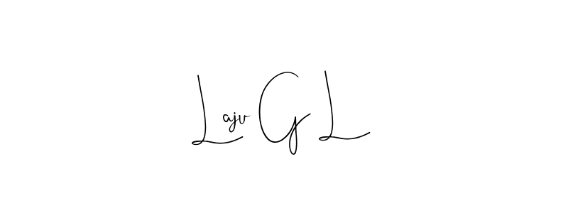 Andilay-7BmLP is a professional signature style that is perfect for those who want to add a touch of class to their signature. It is also a great choice for those who want to make their signature more unique. Get Laju G L name to fancy signature for free. Laju G L signature style 4 images and pictures png
