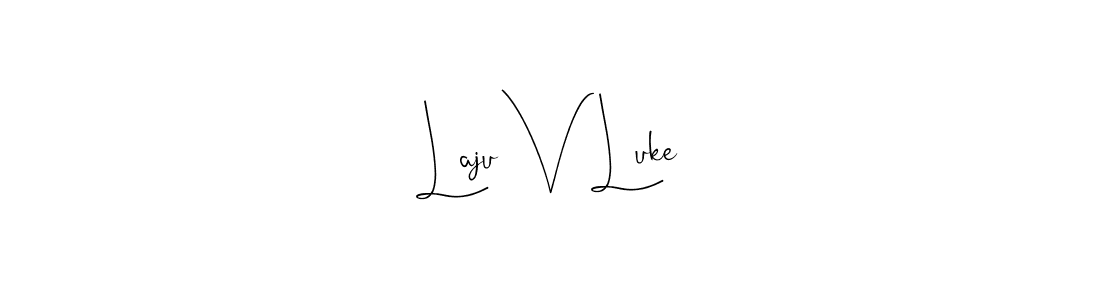 Best and Professional Signature Style for Laju V Luke. Andilay-7BmLP Best Signature Style Collection. Laju V Luke signature style 4 images and pictures png
