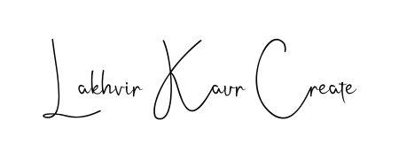 A timeless handwritten aesthetic for Lakhvir Kaur Create. The Andilay-7BmLP font gives your signature a handcrafted feel with natural curves. Lakhvir Kaur Create signature style 4 images and pictures png