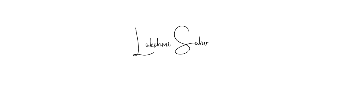 Design your own signature with our free online signature maker. With this signature software, you can create a handwritten (Andilay-7BmLP) signature for name Lakshmi Sahu. Lakshmi Sahu signature style 4 images and pictures png