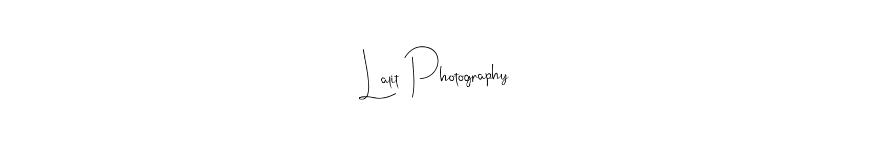 Use a signature maker to create a handwritten signature online. With this signature software, you can design (Andilay-7BmLP) your own signature for name Lalit Photography. Lalit Photography signature style 4 images and pictures png