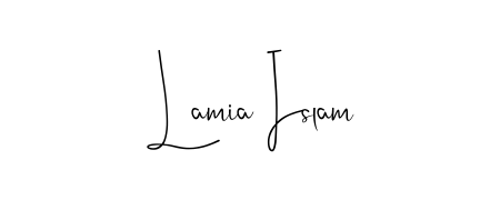 Get an exclusive digital autograph for Lamia Islam. The Andilay-7BmLP typeface captures the charm of real penmanship on paper. Lamia Islam signature style 4 images and pictures png