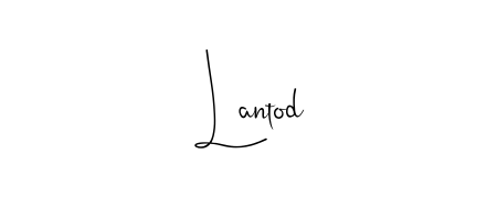 Andilay-7BmLP is a professional signature style that is perfect for those who want to add a touch of class to their signature. Get Lantod name fancy signature for free. Lantod signature style 4 images and pictures png