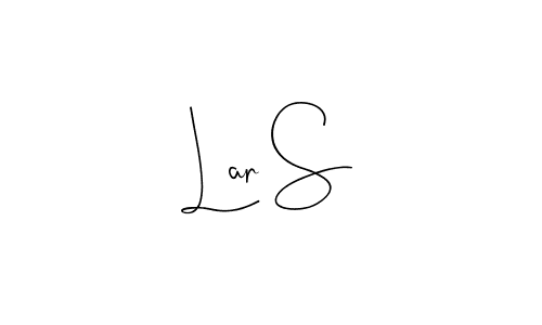 The best way (Andilay-7BmLP) to make a short signature is to pick only two or three words in your name. The name Lar S include a total of six letters. For converting this name. Lar S signature style 4 images and pictures png