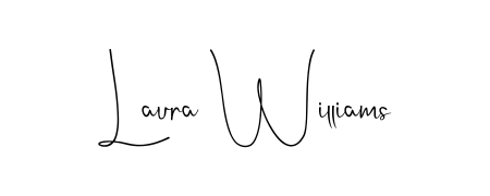A timeless handwritten aesthetic for Laura Williams. The Andilay-7BmLP font gives your signature a handcrafted feel with natural curves. Laura Williams signature style 4 images and pictures png