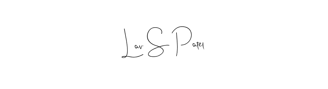 How to Draw Lav S Patel signature style? Andilay-7BmLP is a latest design signature styles for name Lav S Patel. Lav S Patel signature style 4 images and pictures png