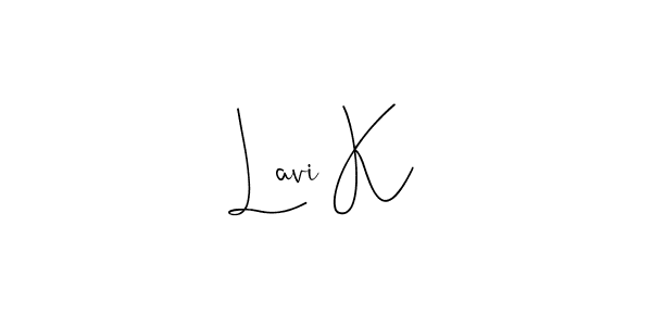 It looks lik you need a new signature style for name Lavi K. Design unique handwritten (Andilay-7BmLP) signature with our free signature maker in just a few clicks. Lavi K signature style 4 images and pictures png