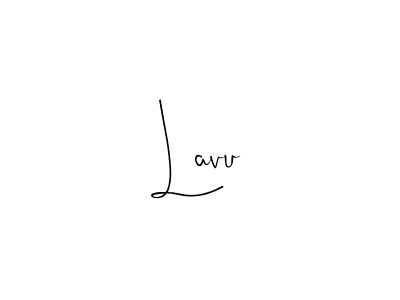 You should practise on your own different ways (Andilay-7BmLP) to write your name (Lavu) in signature. don't let someone else do it for you. Lavu signature style 4 images and pictures png