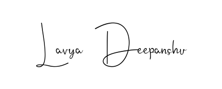 Stand out with a creative autograph for Lavya  Deepanshu. The Andilay-7BmLP styling blends modern aesthetics with classic signature flourishes. Lavya  Deepanshu signature style 4 images and pictures png