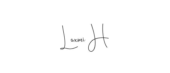 Once you've used our free online signature maker to create your best signature Andilay-7BmLP style, it's time to enjoy all of the benefits that Laxmi H name signing documents. Laxmi H signature style 4 images and pictures png
