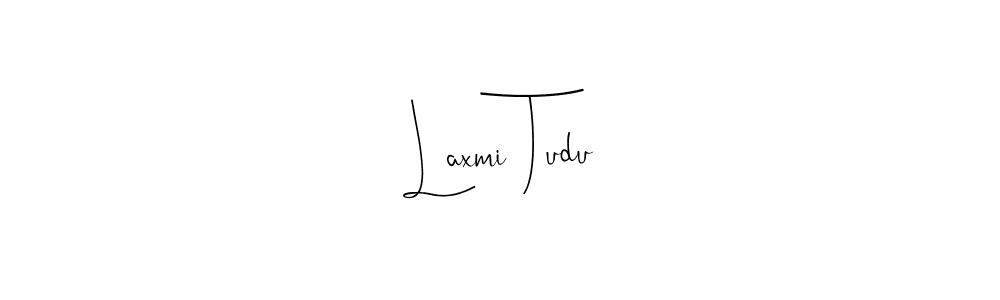 Make a beautiful signature design for name Laxmi Tudu. Use this online signature maker to create a handwritten signature for free. Laxmi Tudu signature style 4 images and pictures png