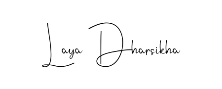 A stylish, flowing autograph style designed for name Laya Dharsikha using Andilay-7BmLP typography. Perfect for digital creative projects. Laya Dharsikha signature style 4 images and pictures png