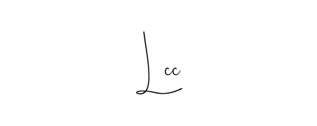 Discover the perfect balance of readability and style for Lcc with Andilay-7BmLP font. Create your dream signature today. Lcc signature style 4 images and pictures png