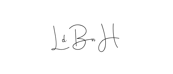 Similarly Andilay-7BmLP is the best handwritten signature design. Signature creator online .You can use it as an online autograph creator for name Ld Bn H. Ld Bn H signature style 4 images and pictures png