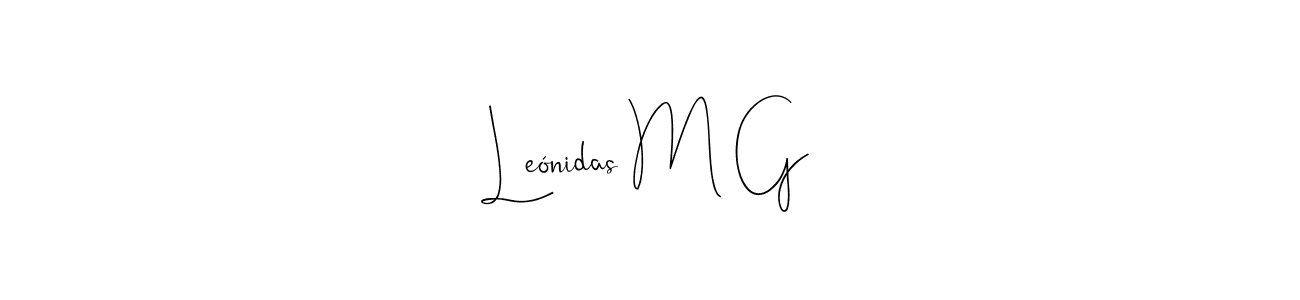 Here are the top 10 professional signature styles for the name Leónidas M G. These are the best autograph styles you can use for your name. Leónidas M G signature style 4 images and pictures png