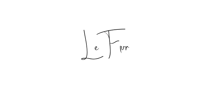 Best and Professional Signature Style for Le Flur. Andilay-7BmLP Best Signature Style Collection. Le Flur signature style 4 images and pictures png