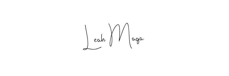 Also we have Leah Maga name is the best signature style. Create professional handwritten signature collection using Andilay-7BmLP autograph style. Leah Maga signature style 4 images and pictures png