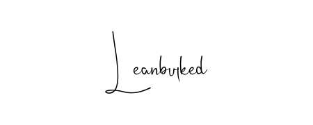 A sleek calligraphic signature for name Leanbulked utilizing Andilay-7BmLP styling. Great for adding personal signatures to photos and art. Leanbulked signature style 4 images and pictures png