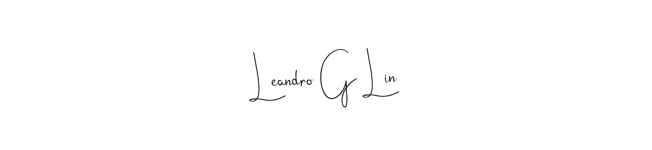 How to Draw Leandro G Lin signature style? Andilay-7BmLP is a latest design signature styles for name Leandro G Lin. Leandro G Lin signature style 4 images and pictures png