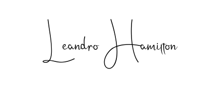 Try this chic Leandro Hamilton handwritten sign style. Using Andilay-7BmLP font elements, it gives your name a sleek, memorable identity. Leandro Hamilton signature style 4 images and pictures png