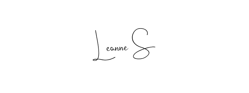 Andilay-7BmLP is a professional signature style that is perfect for those who want to add a touch of class to their signature. It is also a great choice for those who want to make their signature more unique. Get Leanne S name to fancy signature for free. Leanne S signature style 4 images and pictures png