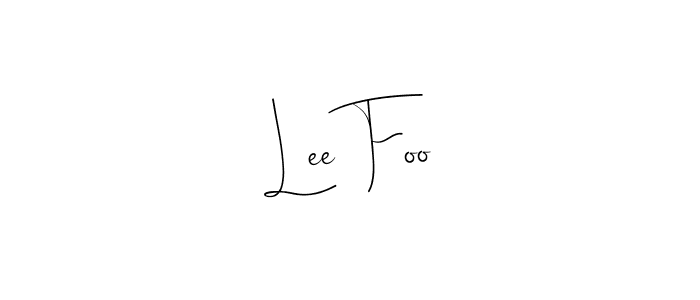 if you are searching for the best signature style for your name Lee Foo. so please give up your signature search. here we have designed multiple signature styles  using Andilay-7BmLP. Lee Foo signature style 4 images and pictures png