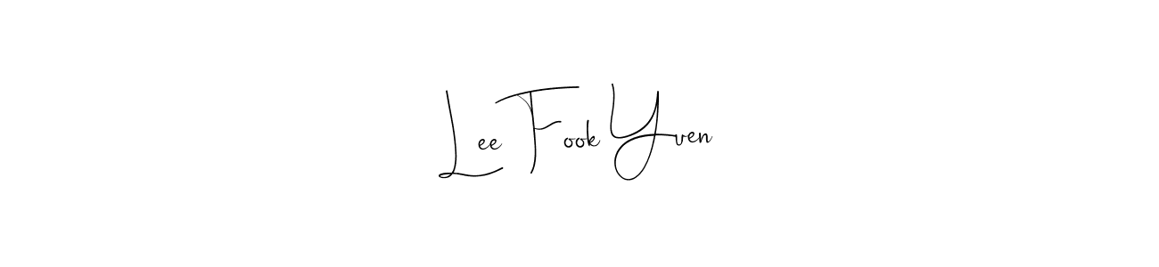 Also we have Lee Fook Yuen name is the best signature style. Create professional handwritten signature collection using Andilay-7BmLP autograph style. Lee Fook Yuen signature style 4 images and pictures png