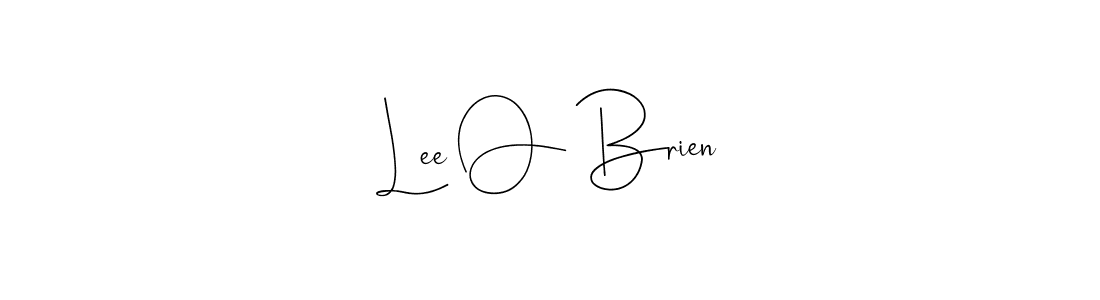 Use a signature maker to create a handwritten signature online. With this signature software, you can design (Andilay-7BmLP) your own signature for name Lee O Brien. Lee O Brien signature style 4 images and pictures png