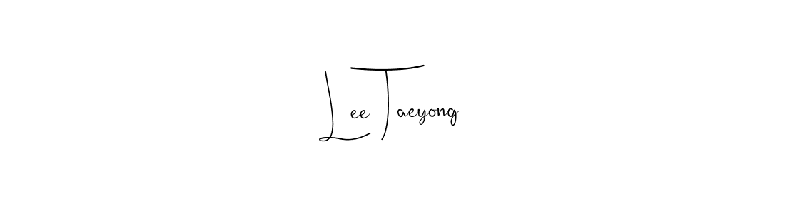 How to make Lee Taeyong signature? Andilay-7BmLP is a professional autograph style. Create handwritten signature for Lee Taeyong name. Lee Taeyong signature style 4 images and pictures png