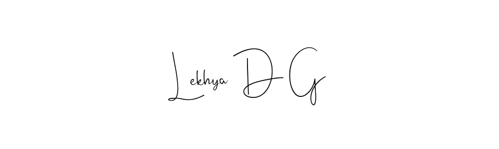 Also we have Lekhya D G name is the best signature style. Create professional handwritten signature collection using Andilay-7BmLP autograph style. Lekhya D G signature style 4 images and pictures png
