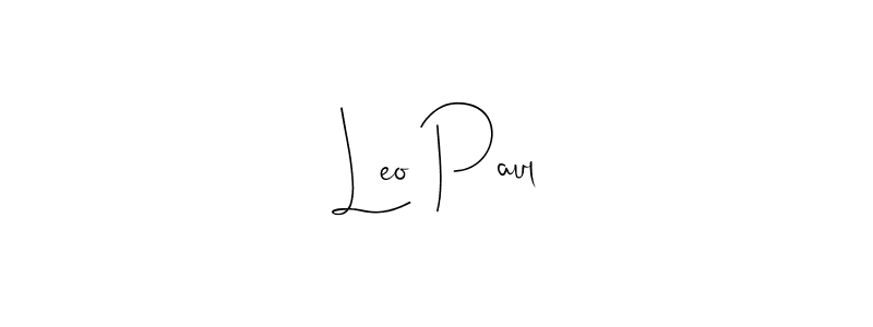 You should practise on your own different ways (Andilay-7BmLP) to write your name (Leo Paul) in signature. don't let someone else do it for you. Leo Paul signature style 4 images and pictures png