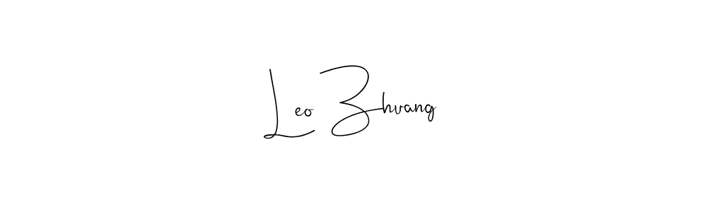 Also we have Leo Zhuang name is the best signature style. Create professional handwritten signature collection using Andilay-7BmLP autograph style. Leo Zhuang signature style 4 images and pictures png
