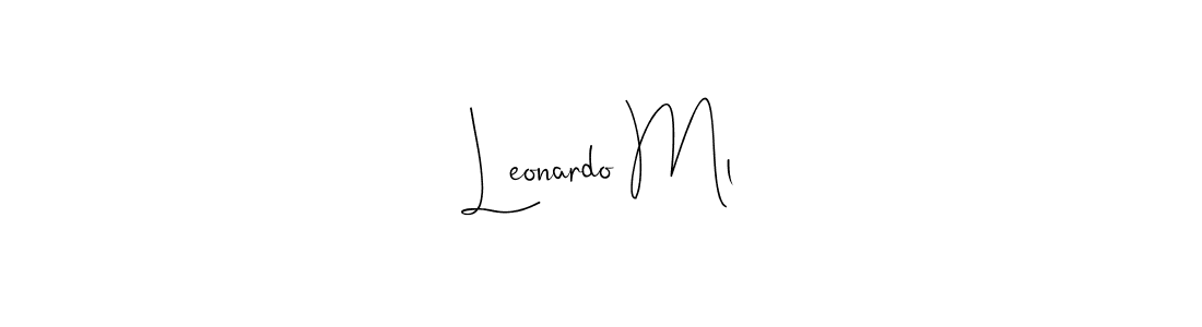 Best and Professional Signature Style for Leonardo Ml. Andilay-7BmLP Best Signature Style Collection. Leonardo Ml signature style 4 images and pictures png