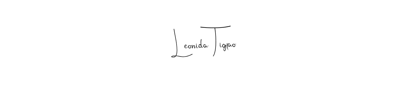 It looks lik you need a new signature style for name Leonida Tiglao. Design unique handwritten (Andilay-7BmLP) signature with our free signature maker in just a few clicks. Leonida Tiglao signature style 4 images and pictures png
