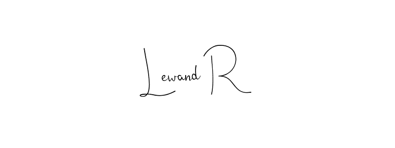 Also You can easily find your signature by using the search form. We will create Lewand R name handwritten signature images for you free of cost using Andilay-7BmLP sign style. Lewand R signature style 4 images and pictures png