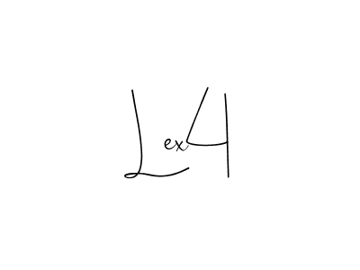 Make a beautiful signature design for name Lex4. Use this online signature maker to create a handwritten signature for free. Lex4 signature style 4 images and pictures png