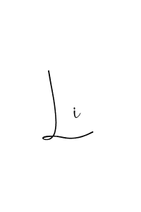 Make a beautiful signature design for name Li. Use this online signature maker to create a handwritten signature for free. Li signature style 4 images and pictures png