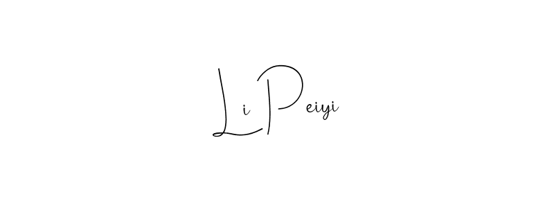 Create a beautiful signature design for name Li Peiyi. With this signature (Andilay-7BmLP) fonts, you can make a handwritten signature for free. Li Peiyi signature style 4 images and pictures png